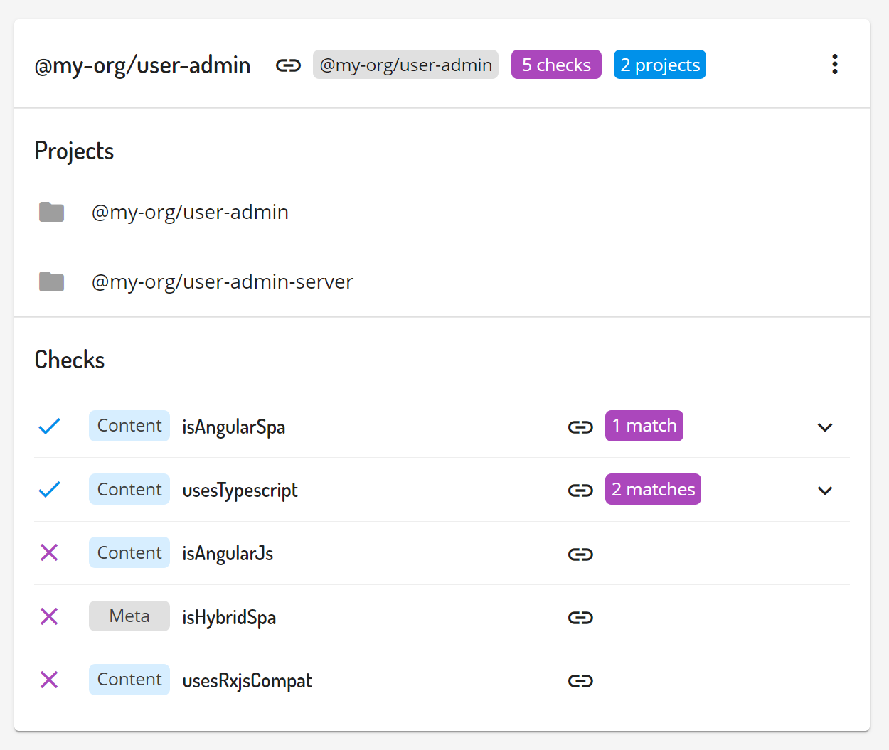 Omniboard.dev - Dashboards item type - Project