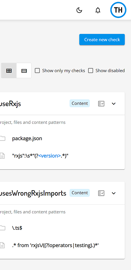 Omniboard.dev - Checks example